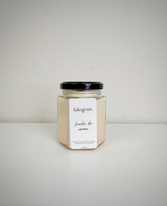 Vela Hexagonal Noche de Verano- Intensidad floral y frescura